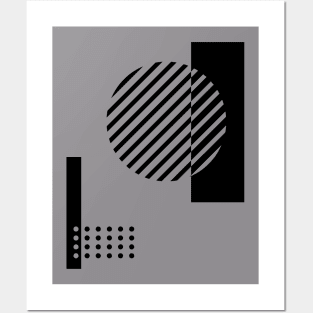 abstract geometric composition Posters and Art